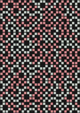 Soyut Geometrik Desen üretken hesaplama sanatı çizimi