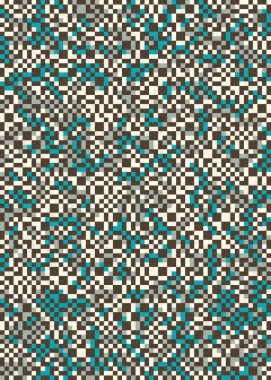 Soyut Geometrik Desen üretken hesaplama sanatı çizimi