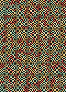 Soyut Geometrik Desen, hesaplama sanatı çizimi