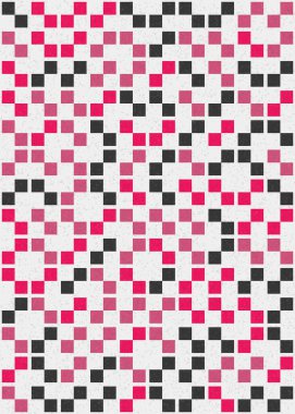 Soyut Geometrik Desen üretken hesaplama sanatı çizimi