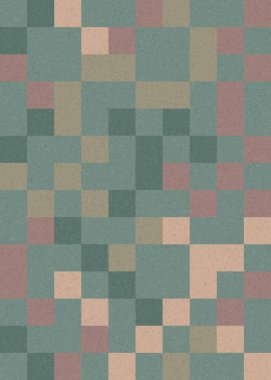 Soyut Geometrik Desen üretken hesaplama sanatı çizimi