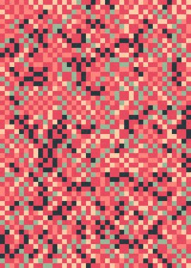 Soyut Geometrik Desen üretken hesaplama sanatı çizimi