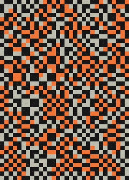 Abstraktes Geometrisches Muster Illustration Der Computerkunst — Stockvektor