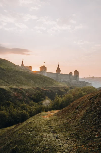 Kamyanets Podilsk Ukraine Avril 2018 Vue Ancienne Forteresse Kamyanets Podilskiy — Photo