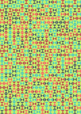 Soyut Geometrik Desen üretken hesaplama sanatı çizimi