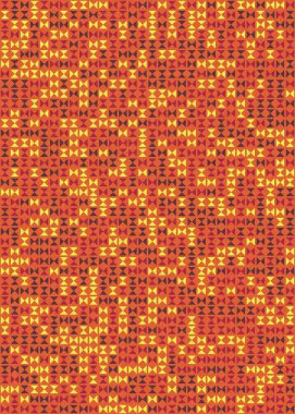 Soyut Geometrik Desen üretken hesaplama sanatı çizimi