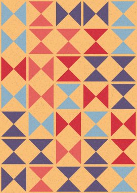 Soyut Geometrik Desen üretken hesaplama sanatı çizimi