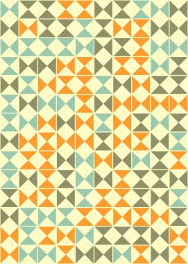 Soyut Geometrik Desen üretken hesaplama sanatı çizimi