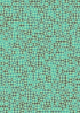 Soyut Geometrik Desen üretken hesaplama sanatı çizimi