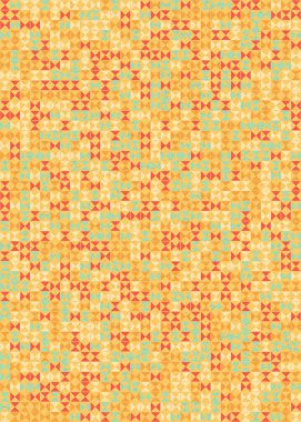 Soyut Geometrik Desen üretken hesaplama sanatı çizimi