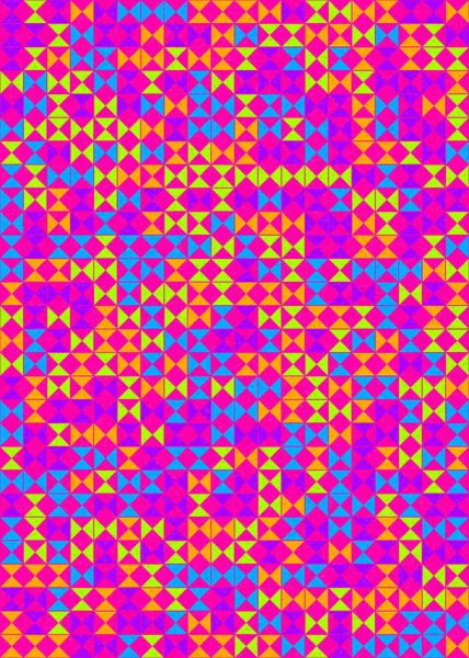 Цветовой Абстрактный Фон Геометрическими Фигурами Генеративная Иллюстрация Вычислительного Искусства Имитационная — стоковый вектор