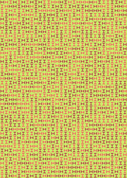 幾何学的な形状を持つ色抽象的な背景 生成的な計算芸術のイラスト モザイクパターンの模倣タイル — ストックベクタ