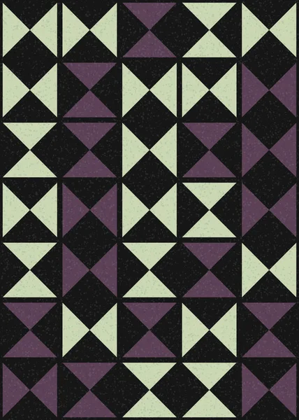 具有几何形状的彩色抽象背景 生成计算艺术图解 镶嵌图案的仿瓷砖 — 图库矢量图片