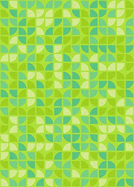 Soyut Geometrik Desen, üretken hesaplama sanatı çizimi