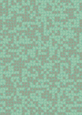 Soyut Geometrik Desen, üretken hesaplama sanatı çizimi