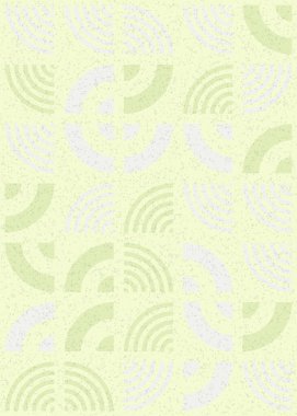 Soyut Geometrik Desen, üretken hesaplama sanatı çizimi