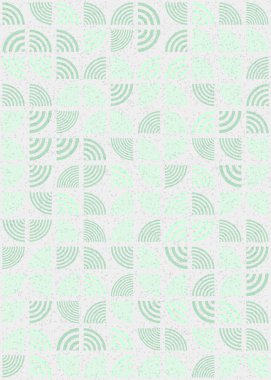 Soyut Geometrik Desen, üretken hesaplama sanatı çizimi