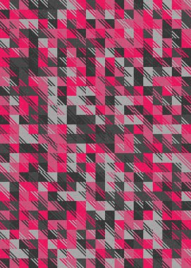 Soyut Geometrik Desen üretken hesaplama sanatı çizimi