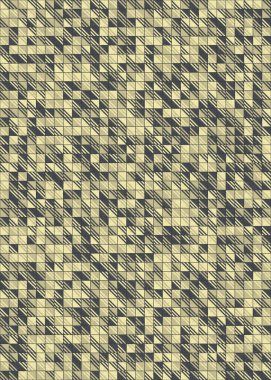 Soyut Geometrik Desen üretken hesaplama sanatı çizimi