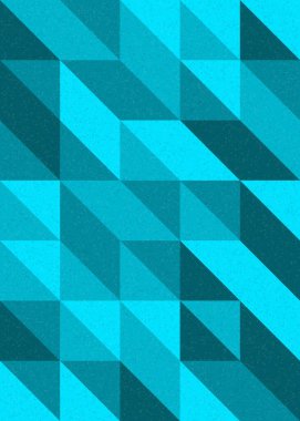 Soyut Geometrik Desen üretken hesaplama sanatı çizimi