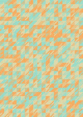 Soyut Geometrik Desen üretken hesaplama sanatı çizimi