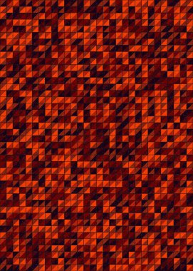 Soyut Geometrik Desen, üretken hesaplama sanatı çizimi