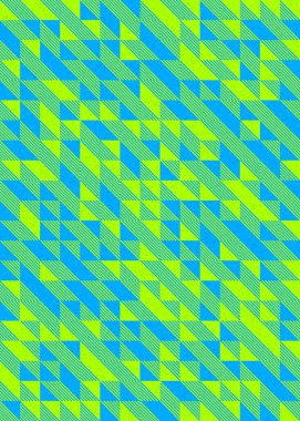 Soyut Geometrik Desen üretken hesaplama sanatı çizimi