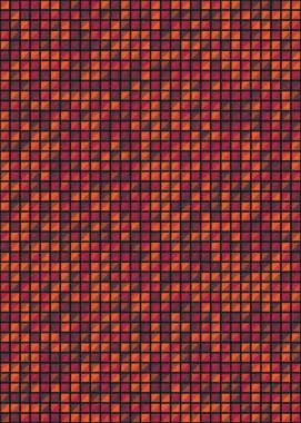 Soyut Geometrik Desen üretken hesaplama sanatı çizimi