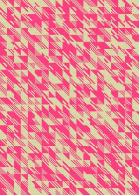 Soyut Geometrik Desen, üretken hesaplama sanatı çizimi