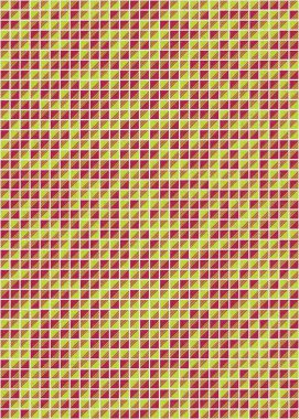 Soyut Geometrik Desen üretken hesaplama sanatı çizimi