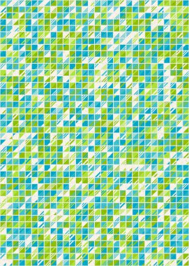 Soyut Geometrik Desen üretken hesaplama sanatı çizimi