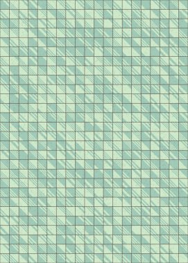 Soyut Geometrik Desen, üretken hesaplama sanatı çizimi