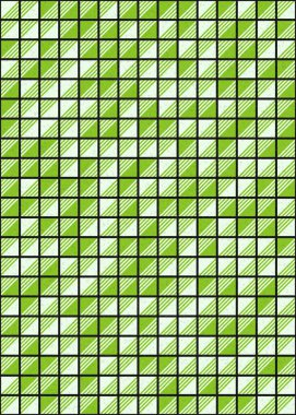 Soyut Geometrik Desen üretken hesaplama sanatı çizimi