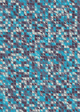 Soyut Geometrik Desen üretken hesaplama sanatı çizimi