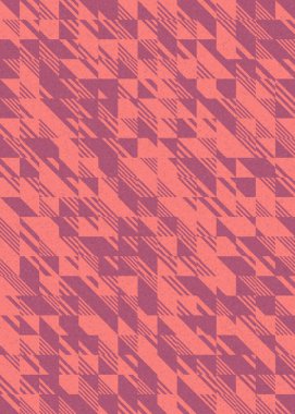 Soyut Geometrik Desen, üretken hesaplama sanatı çizimi