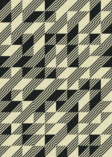 Soyut Geometrik Desen, üretken hesaplama sanatı çizimi