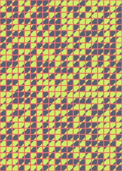 Soyut Geometrik Desen üretken hesaplama sanatı çizimi