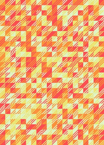 Soyut Geometrik Desen, üretken hesaplama sanatı çizimi