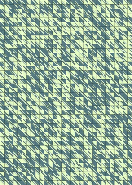 Abstraktes Geometrisches Muster Generative Computergestützte Illustration — Stockvektor