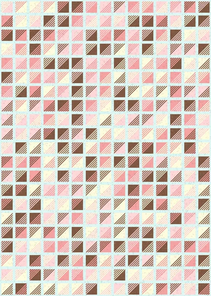 Soyut Geometrik Desen, üretken hesaplama sanatı çizimi