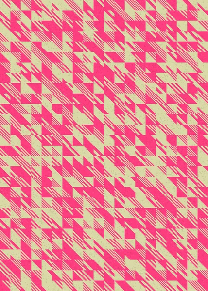 Soyut Geometrik Desen, üretken hesaplama sanatı çizimi