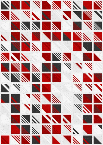 Abstraktes Geometrisches Muster Generative Computergestützte Illustration — Stockvektor