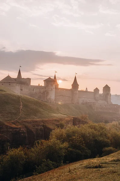 Kamyanets Podilsk Ukraine Avril 2018 Vue Ancienne Forteresse Kamyanets Podilskiy — Photo