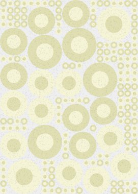 Yuvarlak vektör illüstrasyonlu soyut geometrik desen