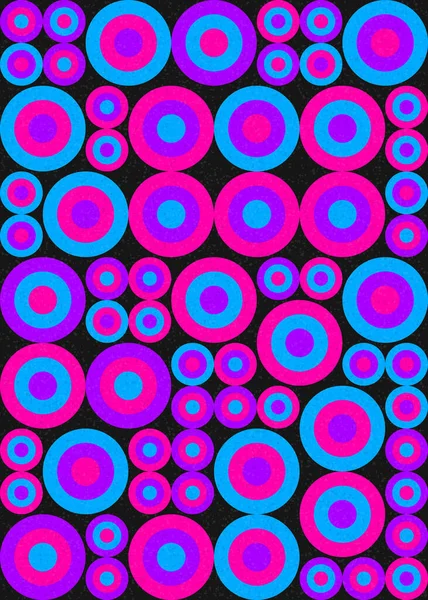 Schéma Géométrique Abstrait Avec Illustration Vectorielle Ronde — Image vectorielle