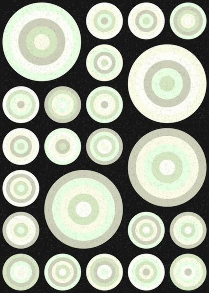 Schéma Géométrique Abstrait Avec Illustration Vectorielle Ronde — Image vectorielle