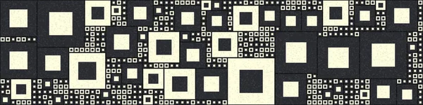 Resumen Del Patrón Geométrico Ilustración Arte Computacional Generativo — Vector de stock