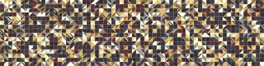 Soyut Geometrik Desen üretken hesaplama sanatı çizimi