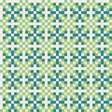 Soyut çapraz desenli üretken hesaplama sanatı çizimi 