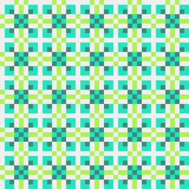 Soyut çapraz desenli üretken hesaplama sanatı çizimi 